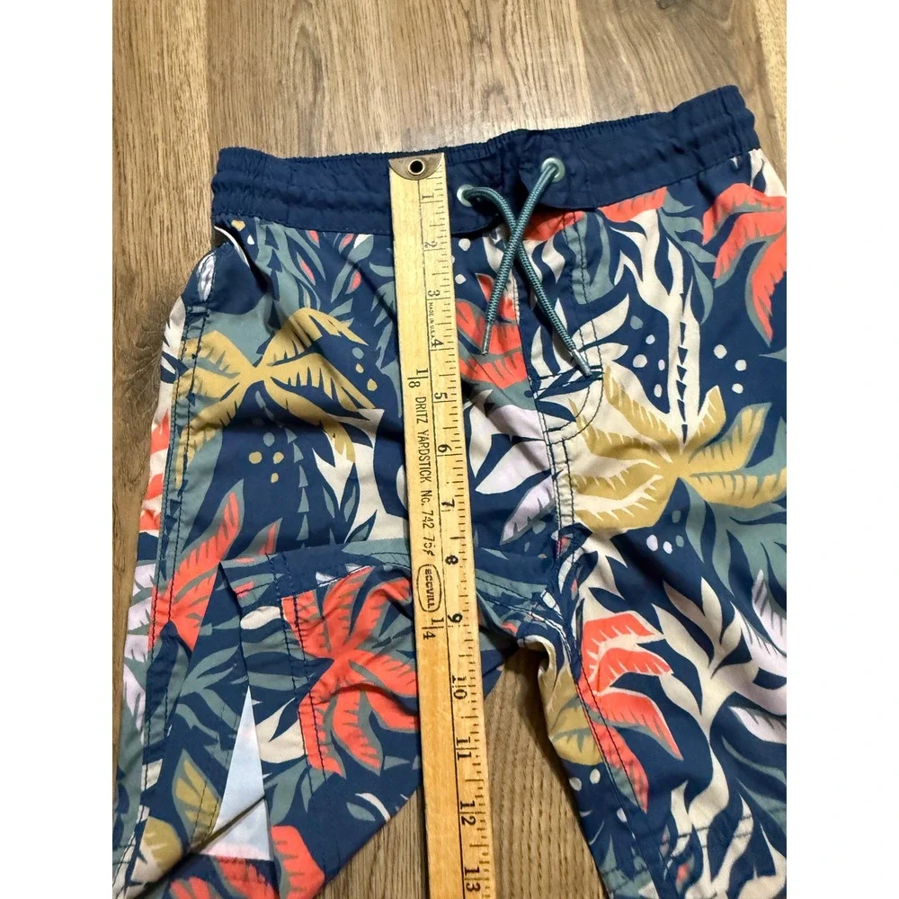 Old Navy Shorts Youth Boys Size Medium Blue Orange Green Swim Trunks